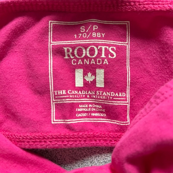 Two Roots Canada Bandeau Pink & Green Size Small - Picture 3 of 6
